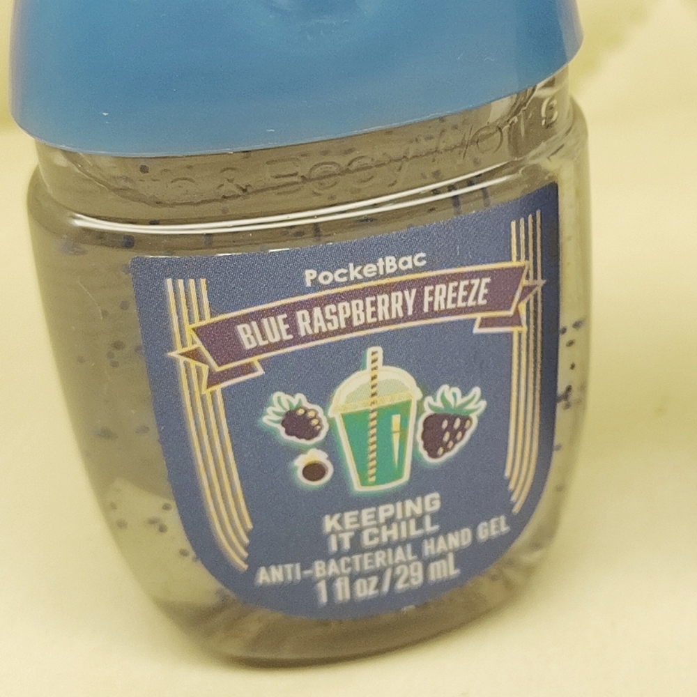 Blue Raspberry Freeze Pocketbac Hand Sanitizer 3 Pack - Picture 2 of 3